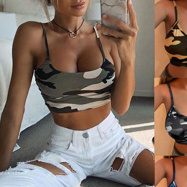 2021 new women camouflage strapless sleeveless tank bustier bra vest crop t shirt casual comfortable crop blouse, White
2021 new women camouflage strapless sleeveless tank bustier bra vest crop t shirt casual comfortable crop blouse, White