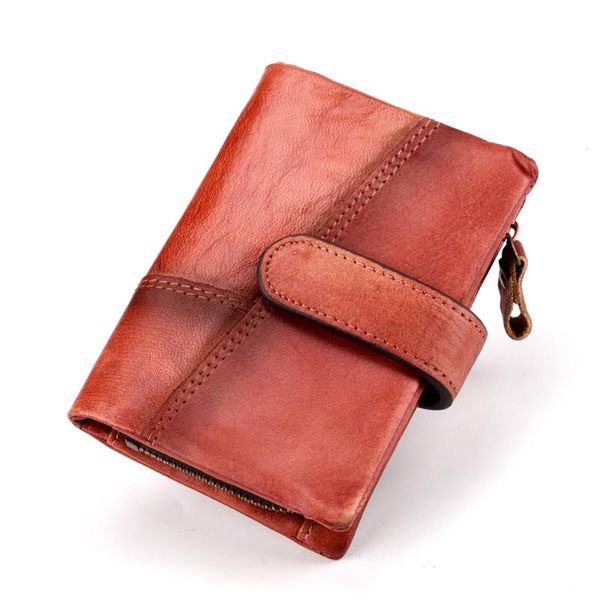wallets rfid men and women wallet genuine leather vintage female hasp zipper design coin purse id card holder short, Red;black
wallets rfid men and women wallet genuine leather vintage female hasp zipper design coin purse id card holder short, Red;black