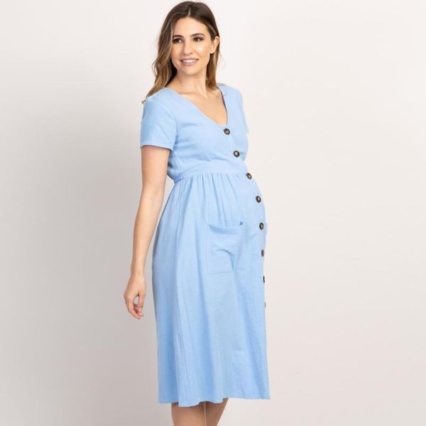 maternity dresses 2021 fashion clothes dress woman pregnant summer loose pocket casual long pregnancy clothing plus size party, White
maternity dresses 2021 fashion clothes dress woman pregnant summer loose pocket casual long pregnancy clothing plus size party, White