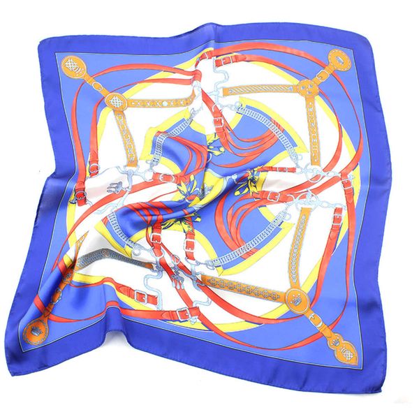 designer 60 lady carriage chain printing exquisite package spring and autumn silk square scarves, Blue;black
designer 60 lady carriage chain printing exquisite package spring and autumn silk square scarves, Blue;black