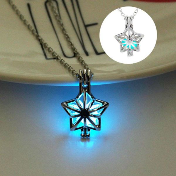 pendant necklaces luminous star for women men teens trendy creative fluorescent hollow necklace fashion jewelry, Silver
pendant necklaces luminous star for women men teens trendy creative fluorescent hollow necklace fashion jewelry, Silver