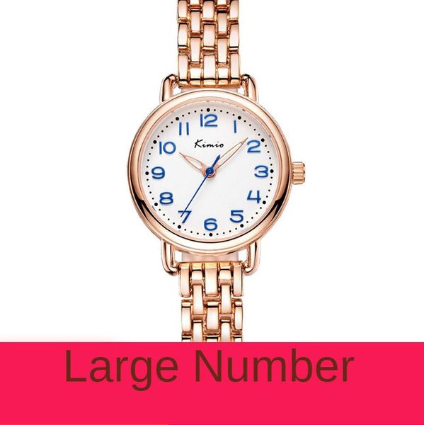 wristwatches large numbers and small women's watch korean style simple bracelet waterproof fashion, Slivery;brown
wristwatches large numbers and small women's watch korean style simple bracelet waterproof fashion, Slivery;brown
