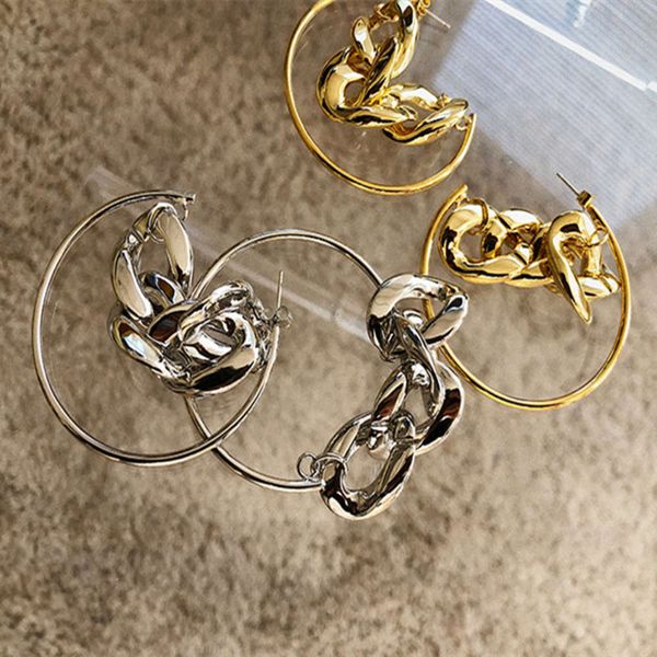 hbp ins style ring thick chain fashion personality exaggeration design sense silver needle earrings female trend
hbp ins style ring thick chain fashion personality exaggeration design sense silver needle earrings female trend