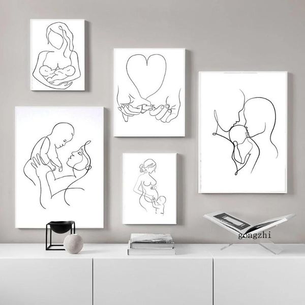 paintings pregnant mother breastfeeding baby abstract line poster and prints minimalist pictures wall art canvas painting home decor gifts
paintings pregnant mother breastfeeding baby abstract line poster and prints minimalist pictures wall art canvas painting home decor gifts