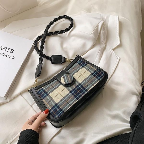 evening bags one-shoulder womens designer ladies braided shoulder strap handbag underarm bag vintage plaid messenger
evening bags one-shoulder womens designer ladies braided shoulder strap handbag underarm bag vintage plaid messenger