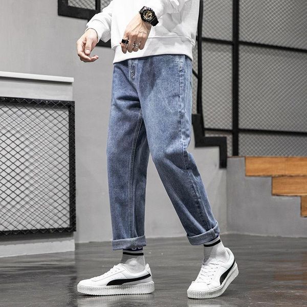 men's jeans mens pants straight solid color spring summer washing trend versatile streetwear sport tidal current recommend, Blue
men's jeans mens pants straight solid color spring summer washing trend versatile streetwear sport tidal current recommend, Blue