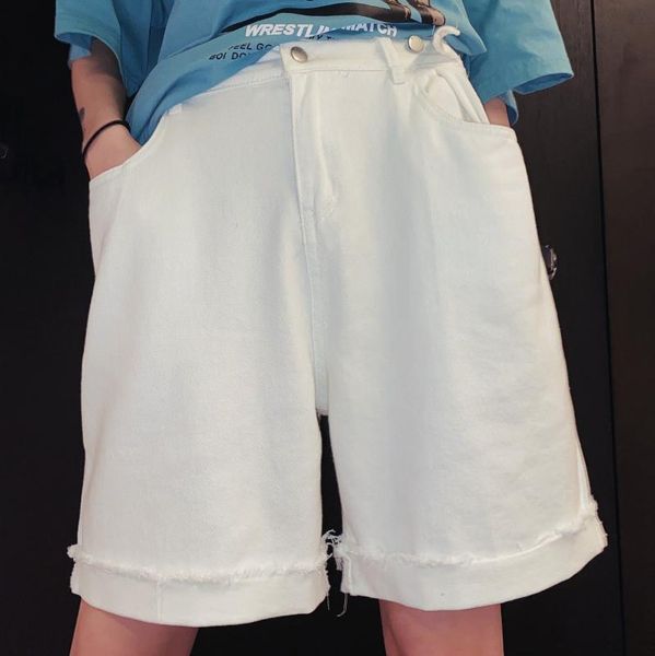 women's jeans high waisted jean summer loose straight tube all over mm show thin cover meat wear casual wide leg curled, Blue
women's jeans high waisted jean summer loose straight tube all over mm show thin cover meat wear casual wide leg curled, Blue