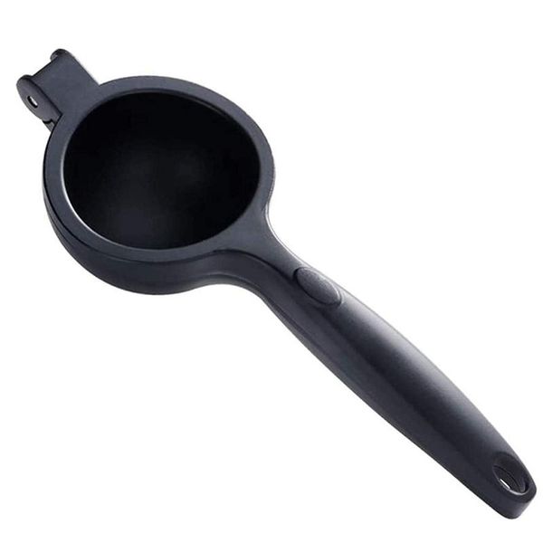 lemon squeezer citrus juicer, orange juice hand press manual juicer for kitchen bar restaurant black