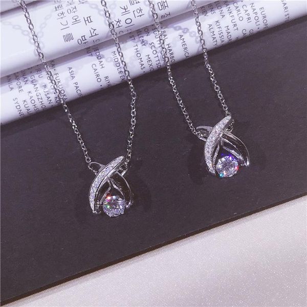 pendant necklaces fashion arrival super shiny crossed zircon pure 925 sterling silver chain necklace trendy elegant women bijoux
pendant necklaces fashion arrival super shiny crossed zircon pure 925 sterling silver chain necklace trendy elegant women bijoux