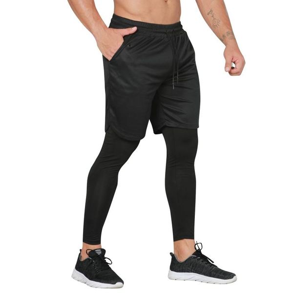 running pants men's quick-drying casual sports fake two-piece trousers outdoor football basketball fitness traning, Black;blue
running pants men's quick-drying casual sports fake two-piece trousers outdoor football basketball fitness traning, Black;blue