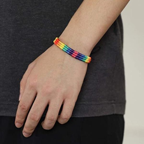 link, chain minimalist hand braided bracelet charms rainbow for men women lovely accessories valentine's day gifts sell like cakes, Black
link, chain minimalist hand braided bracelet charms rainbow for men women lovely accessories valentine's day gifts sell like cakes, Black