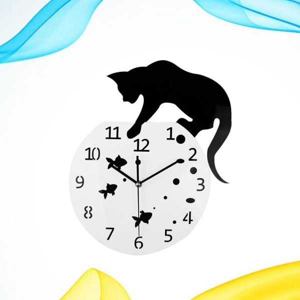 wall clocks 1pc creative cat fish tank design clock delicate acrylic simplicity mute hanging (without battery)
wall clocks 1pc creative cat fish tank design clock delicate acrylic simplicity mute hanging (without battery)