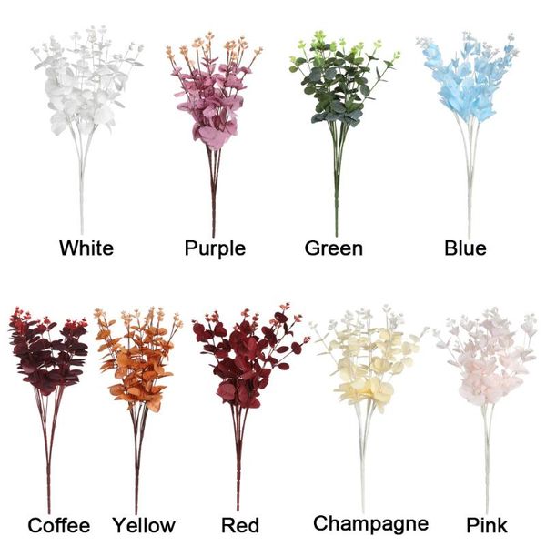 new artificial fake silk flower eucalyptus plant bouquet fake green leaves diy gifts l home wedding decoration supplies
new artificial fake silk flower eucalyptus plant bouquet fake green leaves diy gifts l home wedding decoration supplies