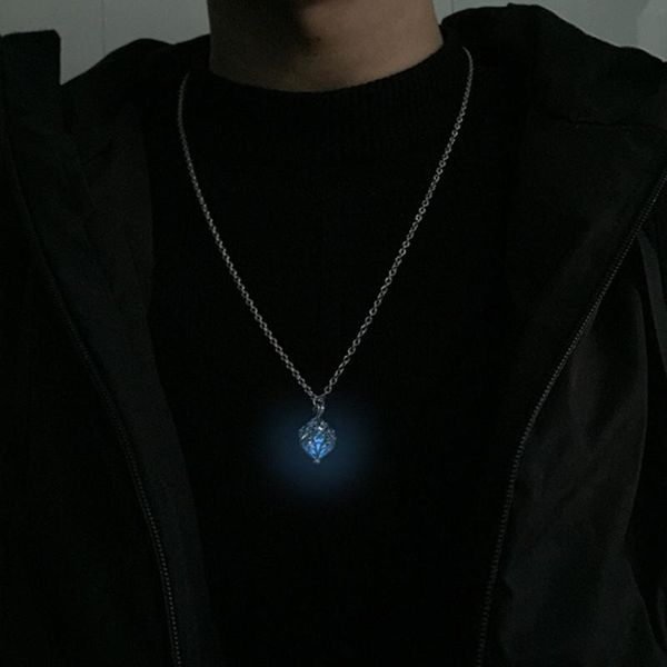 pendant necklaces fashion men and women's tree of life luminous hollow titanium steel necklace creative glowing hip hop party decoratio, Silver
pendant necklaces fashion men and women's tree of life luminous hollow titanium steel necklace creative glowing hip hop party decoratio, Silver