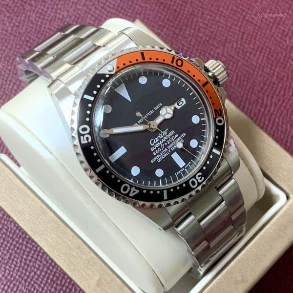 wristwatches watch men's 39.5mm automatic limited edition movement 1960 glass vintage acrylic stainless steel case bracelet 06, Slivery;brown
wristwatches watch men's 39.5mm automatic limited edition movement 1960 glass vintage acrylic stainless steel case bracelet 06, Slivery;brown