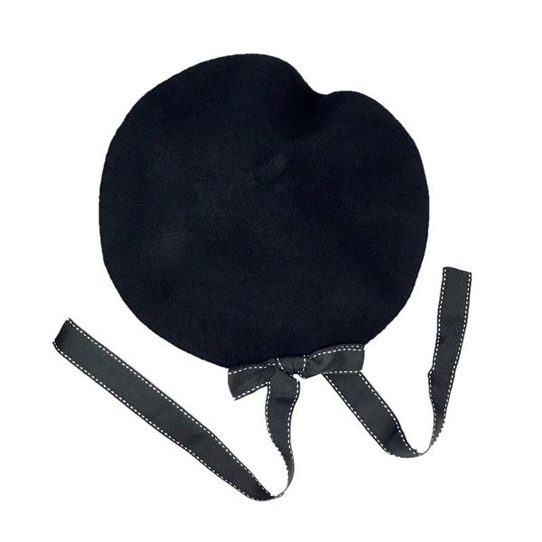 berets harajuku bowknot wool beret ladies autumn and winter bud painter hat all-match, Blue;gray
berets harajuku bowknot wool beret ladies autumn and winter bud painter hat all-match, Blue;gray