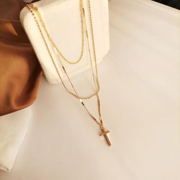 pendant necklaces ioy irene fashion temperament contracted multilayer cross necklace for women bohemia jewelry accessories n2432, Silver
pendant necklaces ioy irene fashion temperament contracted multilayer cross necklace for women bohemia jewelry accessories n2432, Silver