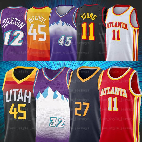 2021 new young 11 trae ncaa donovan 45 mitchell gobert 27 rudy 12 john malone stockton 32 karl basketball jerseys, Black;red
2021 new young 11 trae ncaa donovan 45 mitchell gobert 27 rudy 12 john malone stockton 32 karl basketball jerseys, Black;red