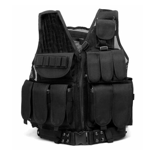 tactical molle vest outdoor paintball vest shooting assault plate carrier with holster hunting accessories, Camo;black 
tactical molle vest outdoor paintball vest shooting assault plate carrier with holster hunting accessories, Camo;black