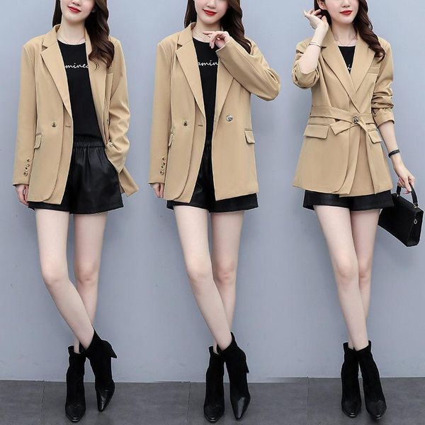 women's suits & blazers simple temperament short suit women coat 2021 early autumn korean version design ladies wild stitching jacket b, White;black
women's suits & blazers simple temperament short suit women coat 2021 early autumn korean version design ladies wild stitching jacket b, White;black