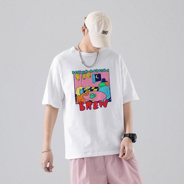men's t-shirts men o-neck casual loose weasel alternative vintage fashion grunge oversize harajuku cool streetwear cartoon print clothe, White;black
men's t-shirts men o-neck casual loose weasel alternative vintage fashion grunge oversize harajuku cool streetwear cartoon print clothe, White;black