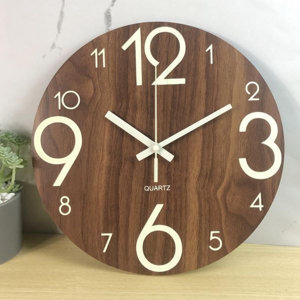 wall clocks 12inch luminous clock wooden silent non-ticking with night lights for indoor outdoor living room kitchen decor
wall clocks 12inch luminous clock wooden silent non-ticking with night lights for indoor outdoor living room kitchen decor