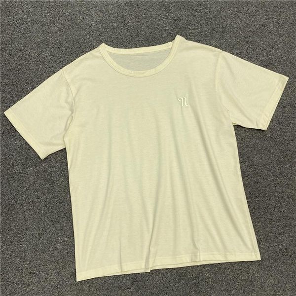 women's t-shirt letter embroidery women simple wild casual loose lady short sleeve, White
women's t-shirt letter embroidery women simple wild casual loose lady short sleeve, White