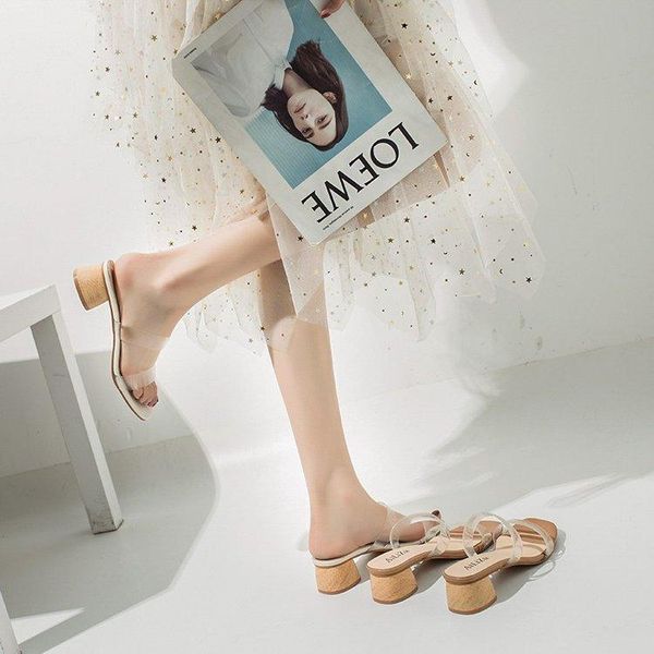 slippers -women's transparent slippers, wear 2021 fashion thick heel women's sandals and, Black
slippers -women's transparent slippers, wear 2021 fashion thick heel women's sandals and, Black