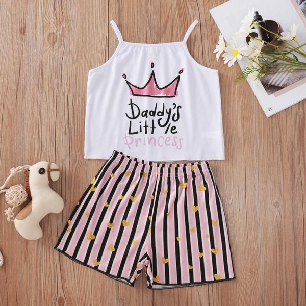 clothing sets 2pcs baby girls summer clothes set children letter print sleeveless t-shirt+ strip shorts tracksuit outfit1-8t, White
clothing sets 2pcs baby girls summer clothes set children letter print sleeveless t-shirt+ strip shorts tracksuit outfit1-8t, White