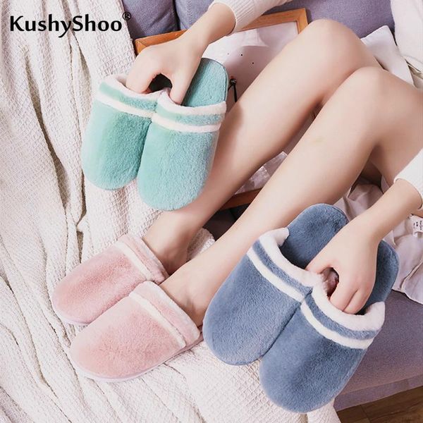 slippers kushyshoo 2021 fur slides couple warm soft non-slip sole house winter women furry home men, Black
slippers kushyshoo 2021 fur slides couple warm soft non-slip sole house winter women furry home men, Black