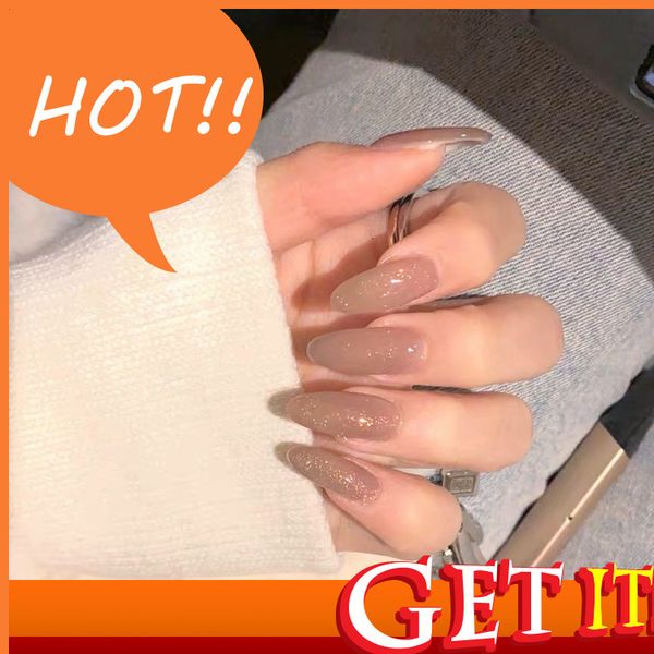 hand diy nail decorated stylist nina 224 - long round pearlescent milk tea fake nail pieces wear finished 24 patches, Red;gold
hand diy nail decorated stylist nina 224 - long round pearlescent milk tea fake nail pieces wear finished 24 patches, Red;gold
