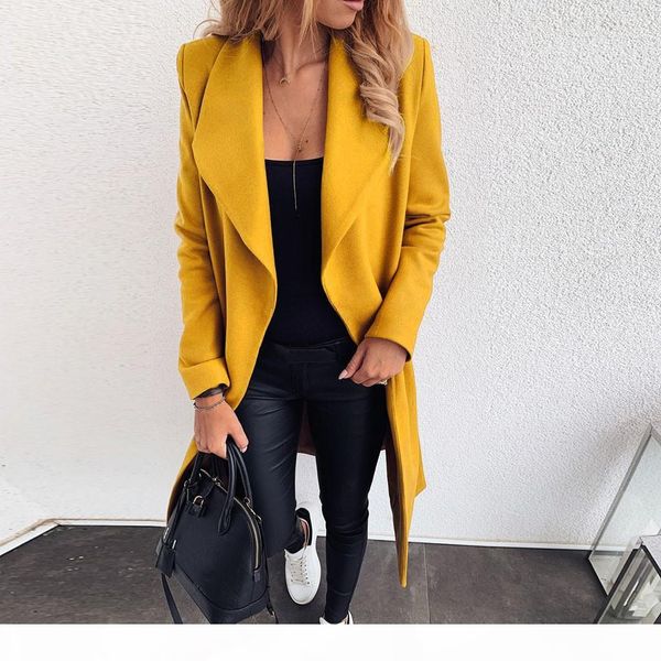 long wool blends coat women lapel wide collar open front cardigan jacket office warm overcoat womens ladies coat manteau femme, Black
long wool blends coat women lapel wide collar open front cardigan jacket office warm overcoat womens ladies coat manteau femme, Black