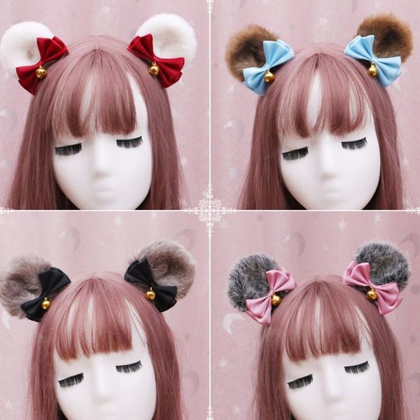 hair accessories faux fur bear ears clips cute bowknot bell animal fluffy plush hairpins lolita kawaii cosplay costume barrettes
hair accessories faux fur bear ears clips cute bowknot bell animal fluffy plush hairpins lolita kawaii cosplay costume barrettes