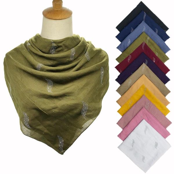 scarves 1pc fashion square pashmina bandana islamic hijab solid scarf rhinestone shawls women muffler muslim headscarf, Blue;gray
scarves 1pc fashion square pashmina bandana islamic hijab solid scarf rhinestone shawls women muffler muslim headscarf, Blue;gray
