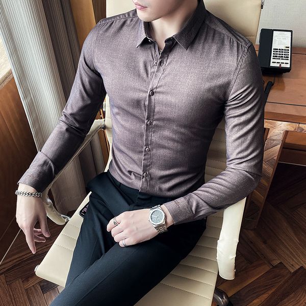 winter fashion men's sleeves embroidered long male casual shirt thin anti-wrinkle formal dress shirts 2021 xiie, White;black
winter fashion men's sleeves embroidered long male casual shirt thin anti-wrinkle formal dress shirts 2021 xiie, White;black