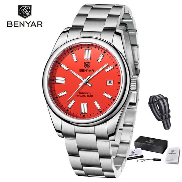 wristwatches benyar leisure fashion sports mechanical watch for men brand 100m waterproof clock luxury automatic watches montre homme, Slivery;brown
wristwatches benyar leisure fashion sports mechanical watch for men brand 100m waterproof clock luxury automatic watches montre homme, Slivery;brown