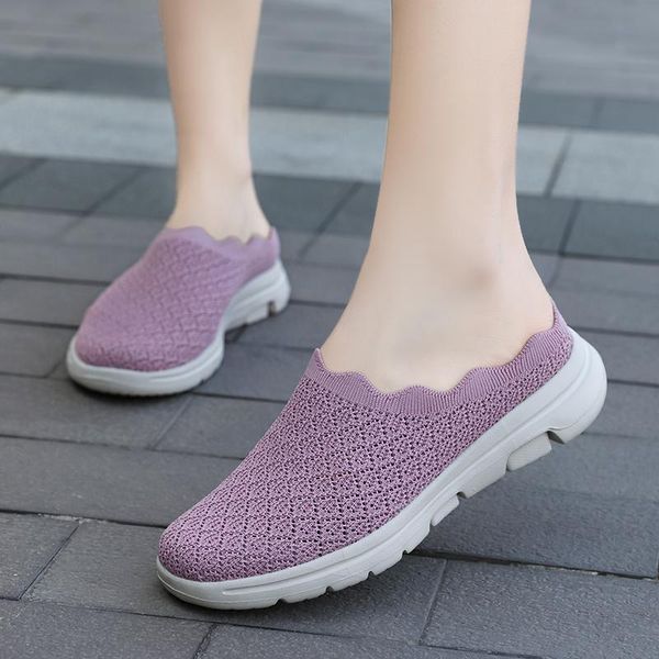 women half slippers light flat casual walking shoes comfortable slide shoes mesh breathable sneakers summer tow beach 42, Black
women half slippers light flat casual walking shoes comfortable slide shoes mesh breathable sneakers summer tow beach 42, Black