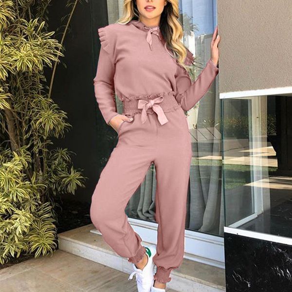 2021 spring new fashion female long sleeve with hood sweater loose ankle-length pants two pieces rc411 as ipg5, Gray
2021 spring new fashion female long sleeve with hood sweater loose ankle-length pants two pieces rc411 as ipg5, Gray