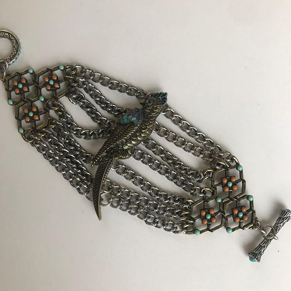 charm bracelets kpop vintage fashion women and men bronze bird chain bracelet wholesale, Golden;silver
charm bracelets kpop vintage fashion women and men bronze bird chain bracelet wholesale, Golden;silver