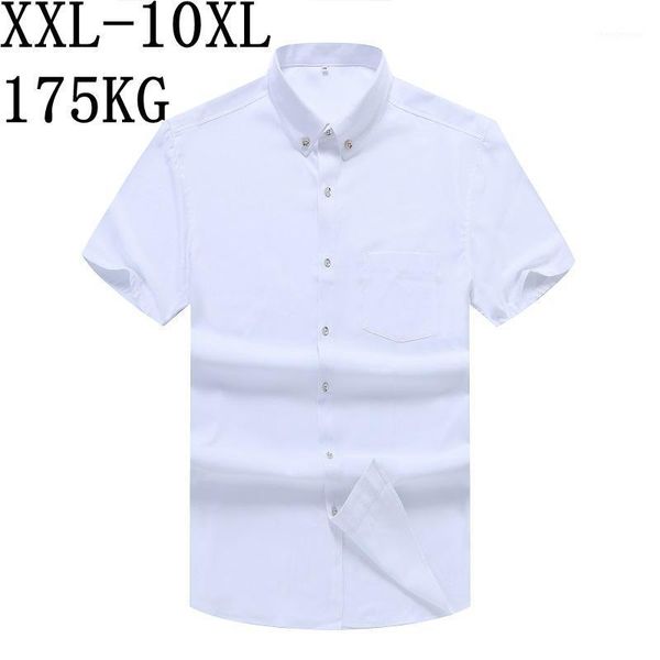 men's dress shirts 10xl 8xl 7xl 6xl summer business formal shirt men brand clothing short sleeve loose social casual white for man, White;black
men's dress shirts 10xl 8xl 7xl 6xl summer business formal shirt men brand clothing short sleeve loose social casual white for man, White;black