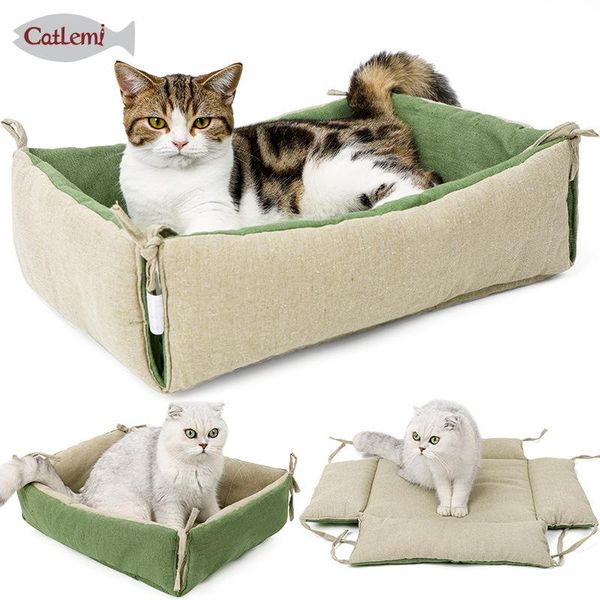 cat beds & furniture pet deep sleep cotton and linen dual-purpose mattress strap japanese natural wind cute litter washable mat bed
cat beds & furniture pet deep sleep cotton and linen dual-purpose mattress strap japanese natural wind cute litter washable mat bed