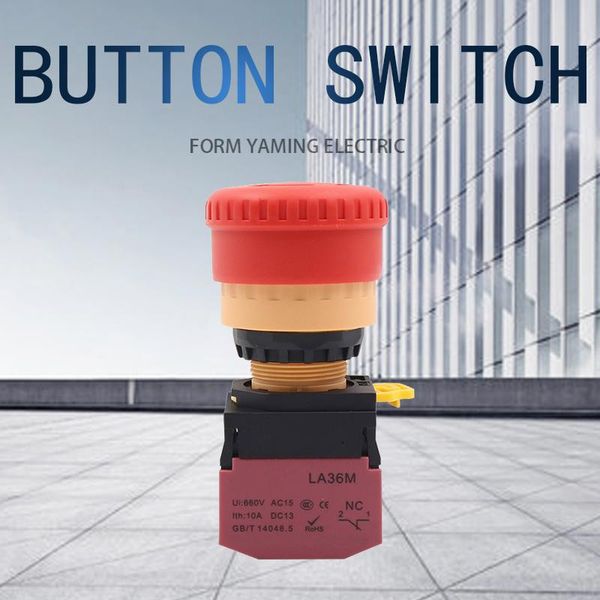 smart home control 22mm latching lock push button switch elevator emergency sla36m-11zs red mushroom power supply no nc silver contact 1
smart home control 22mm latching lock push button switch elevator emergency sla36m-11zs red mushroom power supply no nc silver contact 1