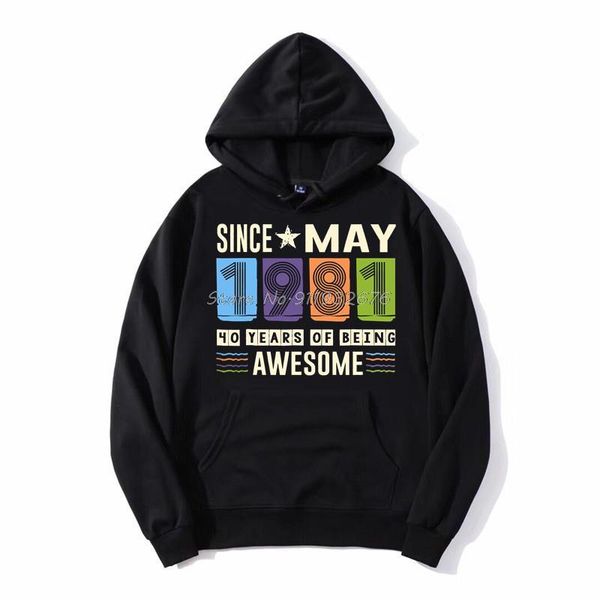 men's hoodies & sweatshirts awesome since march 1981 birthday gift unmen hooded sweatshirt harajuku streetwear, Black
men's hoodies & sweatshirts awesome since march 1981 birthday gift unmen hooded sweatshirt harajuku streetwear, Black
