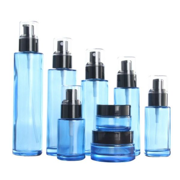 storage bottles & jars 50pcs 20g 30g 50g 30ml-120ml blue transparent glass pressing bottle perfume lotion spray cosmetic cream jar
storage bottles & jars 50pcs 20g 30g 50g 30ml-120ml blue transparent glass pressing bottle perfume lotion spray cosmetic cream jar