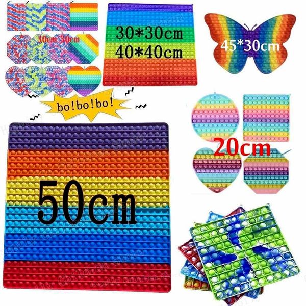 20/30/40/50cm super big size push bubble fidget toys autism needs squishy stress reliever rainbow kid funny anti-stress fidget party y016
20/30/40/50cm super big size push bubble fidget toys autism needs squishy stress reliever rainbow kid funny anti-stress fidget party y016