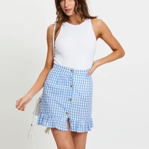 skirts fashion ruffle high waist mini skirt single-breasted button summer plaid womens ropa harajuku woman clothes streetwear, Black
skirts fashion ruffle high waist mini skirt single-breasted button summer plaid womens ropa harajuku woman clothes streetwear, Black