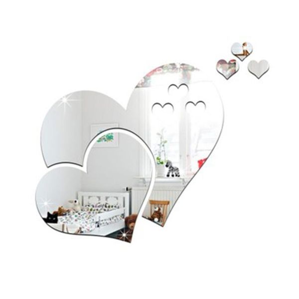 wall stickers heart-shaped 3d mirror sticker 4pcs diy tv background bathroom decor bedroom home decoration
wall stickers heart-shaped 3d mirror sticker 4pcs diy tv background bathroom decor bedroom home decoration