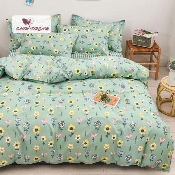 bedding sets slowdream green flaowers set quilt cover flat sheet double child single twin 3pcs bedspread bed linen
bedding sets slowdream green flaowers set quilt cover flat sheet double child single twin 3pcs bedspread bed linen