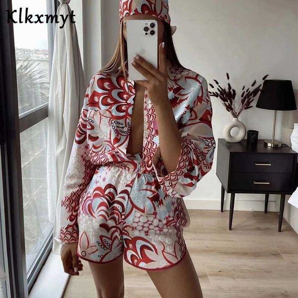 klkxmyt za women summer red print shirt suits 2 pieces sets woman shorts set high waist elegant ladies vintage beach suit 210527, White
klkxmyt za women summer red print shirt suits 2 pieces sets woman shorts set high waist elegant ladies vintage beach suit 210527, White