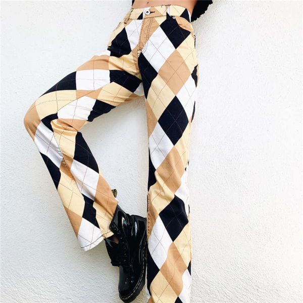 casual fall 2020 men's new high waist plaid print slim straight pants, Black;white
casual fall 2020 men's new high waist plaid print slim straight pants, Black;white